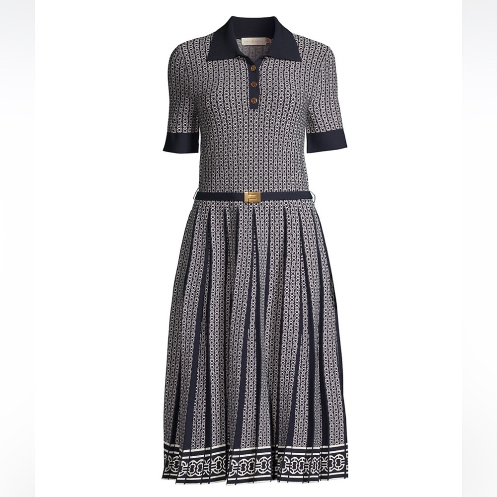 Tory Burch Gemini Link Jacquard Dress